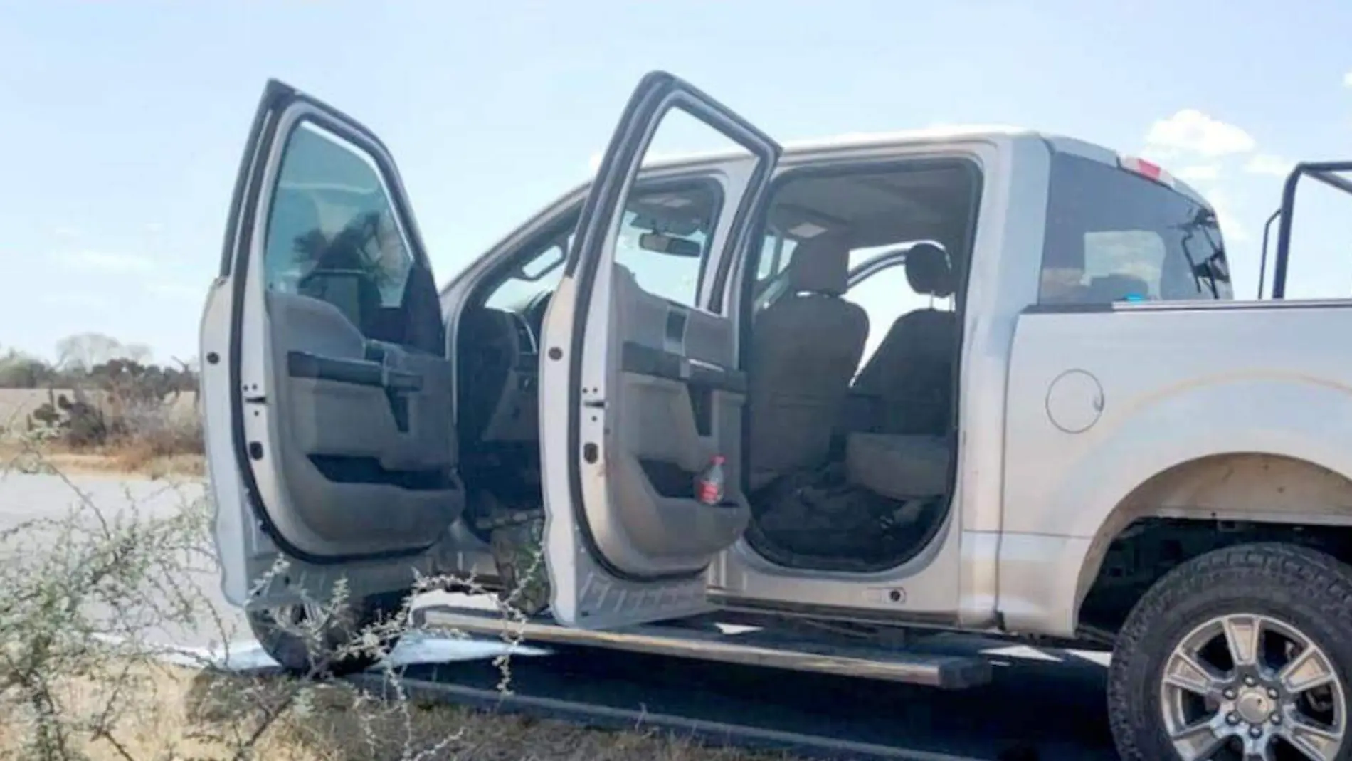 Camioneta asegura en operativo en Pinos, Zacatecas